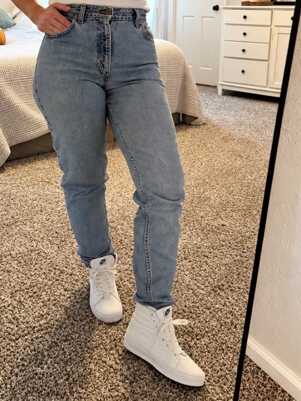 Vintage Levi’s 550 Made in USA High Rise Tapered Jeans